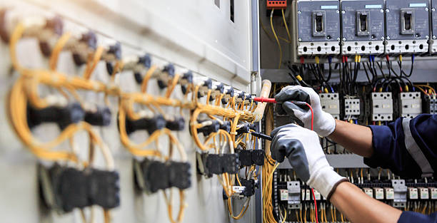 Professional Electrician technician working in St. Croix Falls, WI